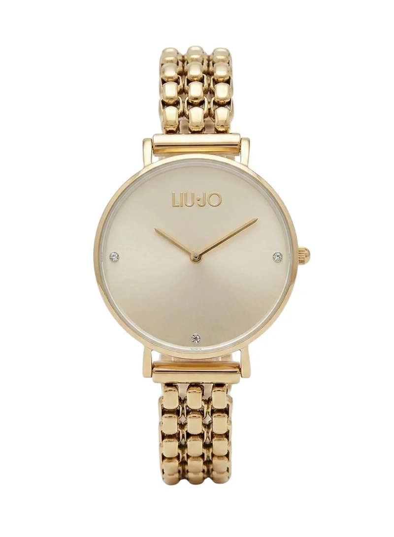 ليو جو ساعة لي جو إطار ذهبي